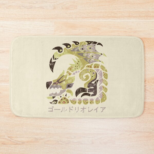 Item preview, Monster Hunter World Iceborne Gold Rathian Kanji designed and sold by StebopDesigns.
