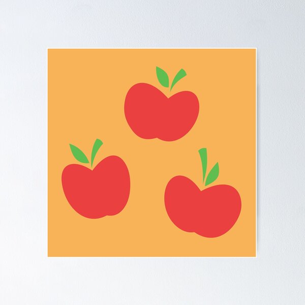 Item preview, Applejack Apples Fruits MLP Cutie Mark Sign designed and sold by ariados4711.