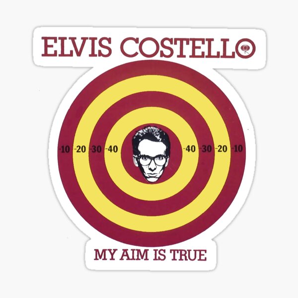 Elvis Costello: My Aim Is True Sticker