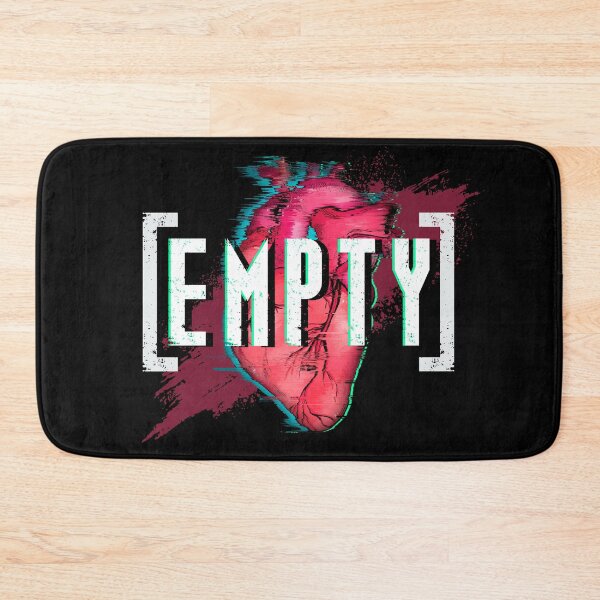 Item preview, The heart is empty / no love designed and sold by Svinil.