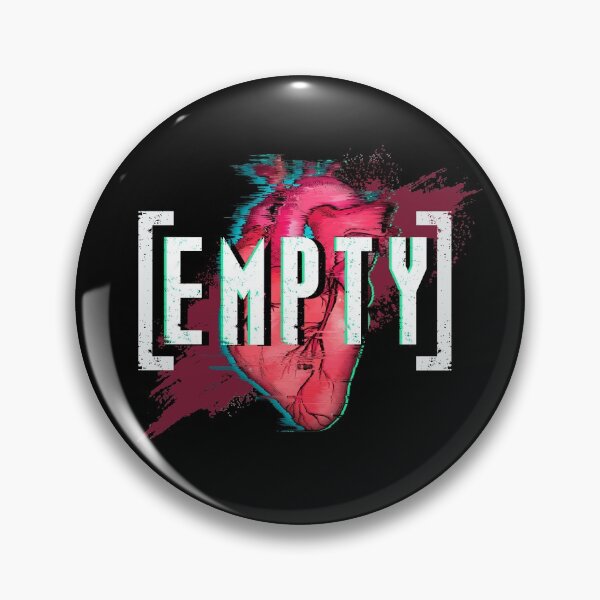 Item preview, The heart is empty / no love designed and sold by Svinil.