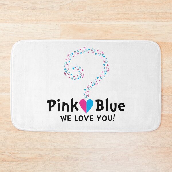 Item preview,  Gender reveal question mark  with baby feet and heart designed and sold by sashica.