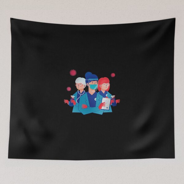 Item preview, Team of Health-care workers fighting against coronavirus designed and sold by Maria Simone.