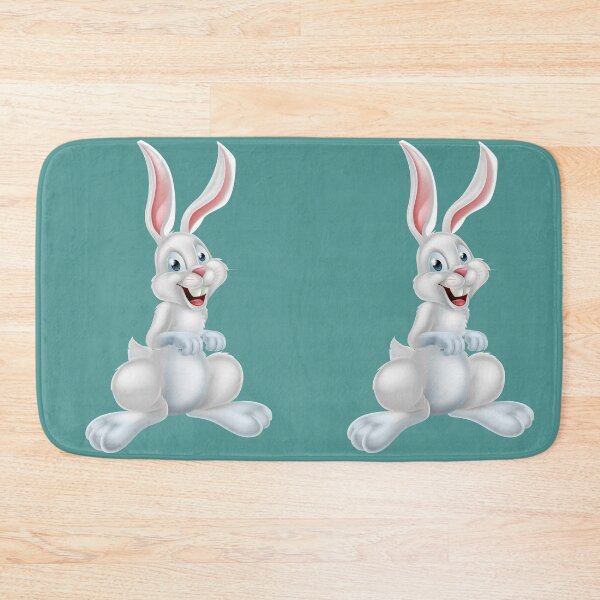 Item preview, Funny white bunny cartoon designed and sold by corner-shop.