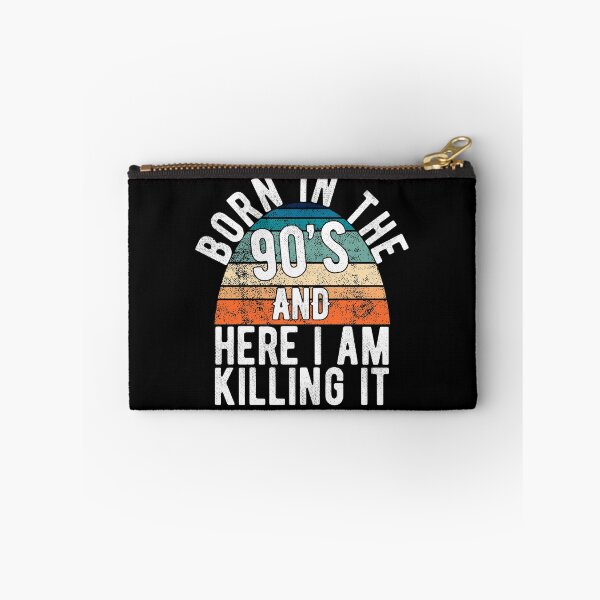 Item preview, Born In The 90s And Here I Am Killing It Retro Birthday Gift designed and sold by T-minus.
