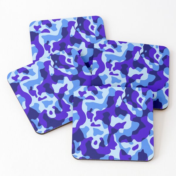 Item preview, Blue Camouflage Army Military Pattern designed and sold by BluedarkArt.