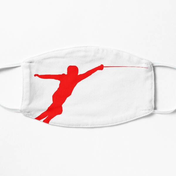 Red Fencer Flat Mask