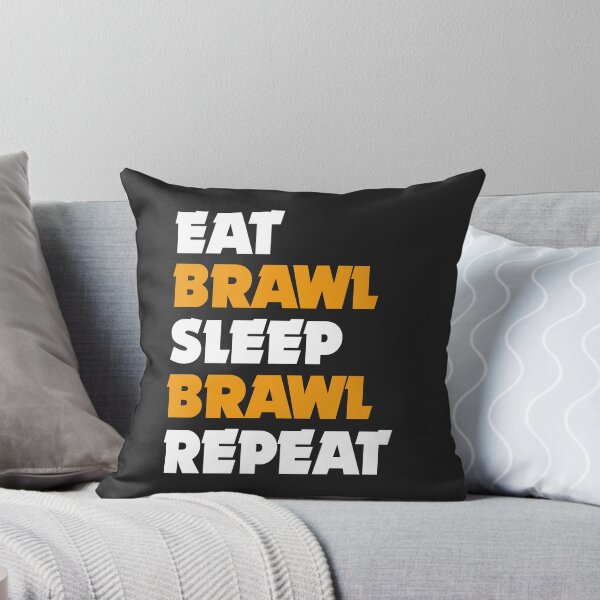 Item preview, Eat, Brawl,  Sleep, Brawl Repeat (Ver.1) designed and sold by teeworthy.