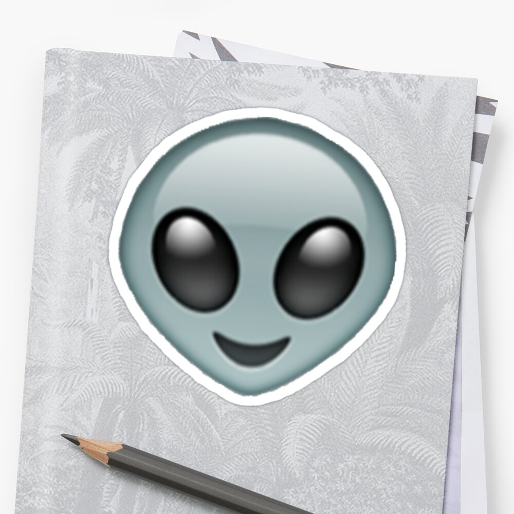 alien emoji pillow