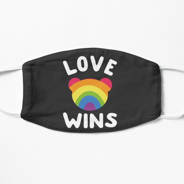 Love Wins Bear face mask Mask