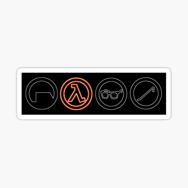 Aperçu de l'œuvre Symboles Half-Life créée et vendue par alieneye.