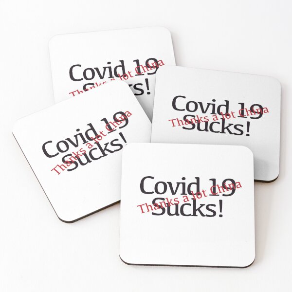 Item preview, Covid 19 sucks, designed and sold by beachcamper.