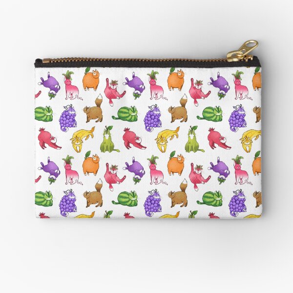 Fruit Cats Zipper Pouch