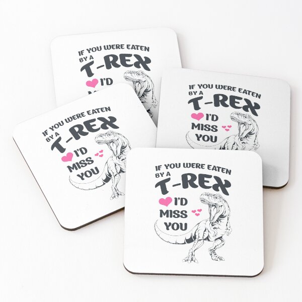 Item preview, If You Were Eaten By A T-Rex I'D Miss You, Funny TRex T-Shirt designed and sold by belmahdy.