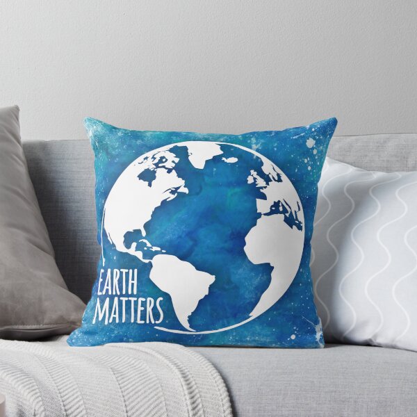 Item preview, Earth Matters - Earth Day - Watercolor Blue designed and sold by serenaking.