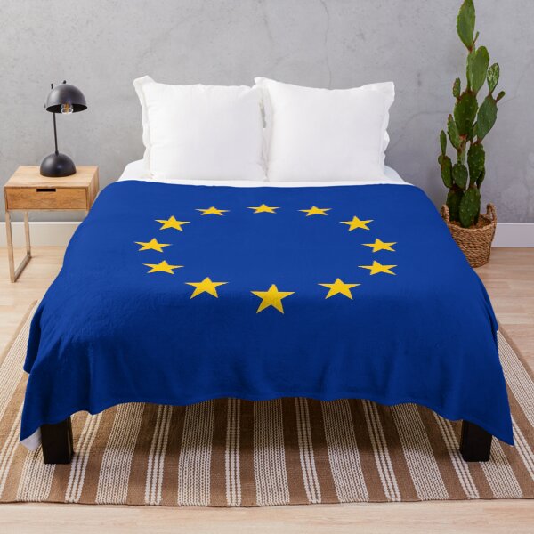 Aperçu de l'œuvre UE Europe Union européenne Drapeau européen Étoiles de l'UE créée et vendue par GeogDesigns.