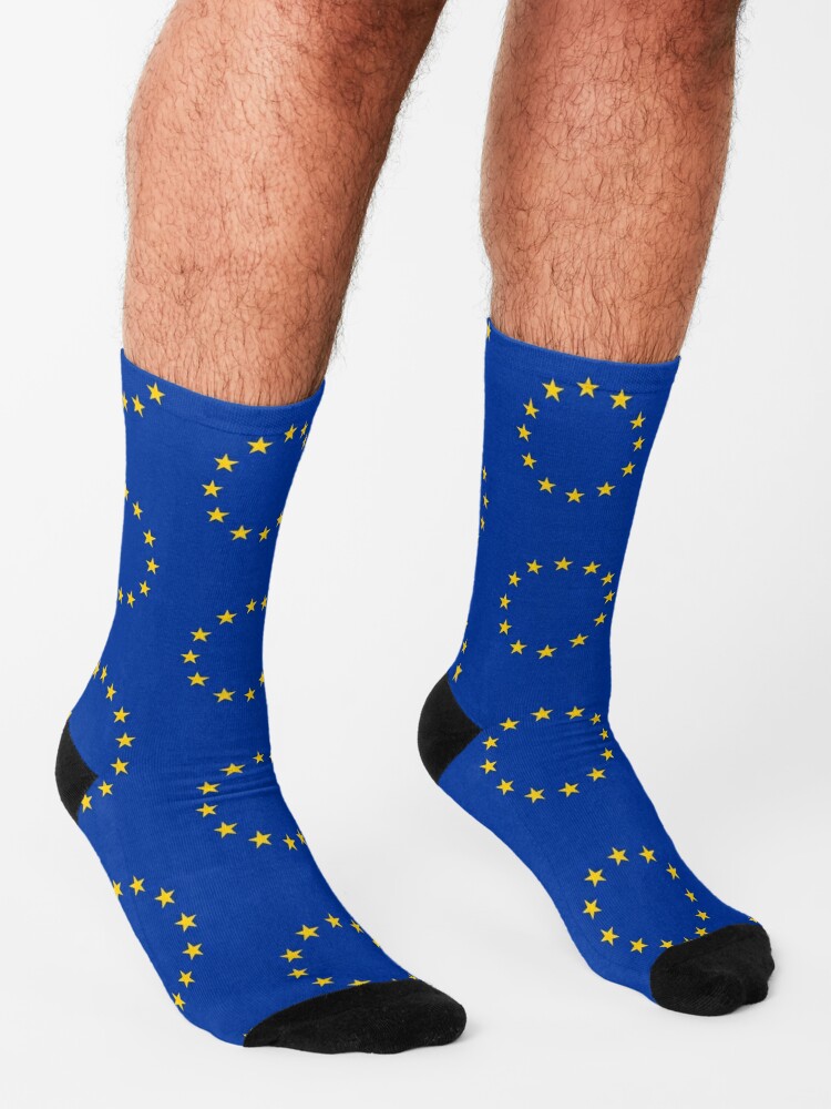Discover Drapeau Européen Étoiles De l'UE Chaussettes
