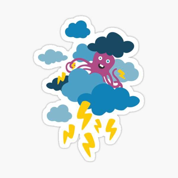 Who Makes the Thunder? - Night Sticker