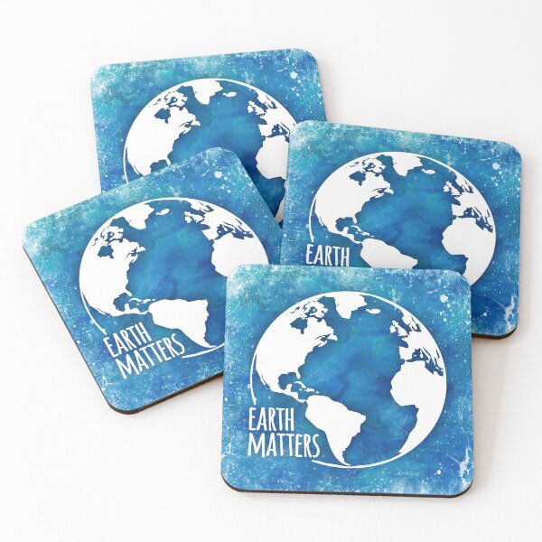 Item preview, Earth Matters - Earth Day - Watercolor Blue designed and sold by serenaking.
