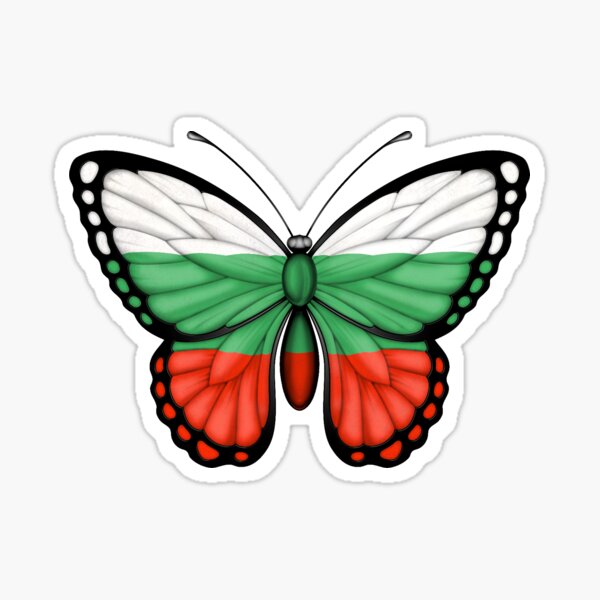 Item preview, Bulgarian Flag Butterfly designed and sold by JeffBartels.