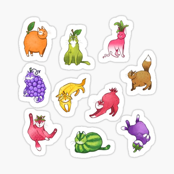 Big Moods Cute Nature Aesthetic Sticker Pack 10pc