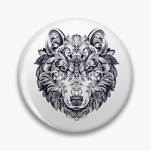 Artikelvorschau, Wolf Mandala entworfen und verkauft von Schmuddelshirt.