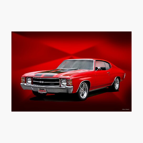1971 Chevelle Malibu SS454 Photographic Print