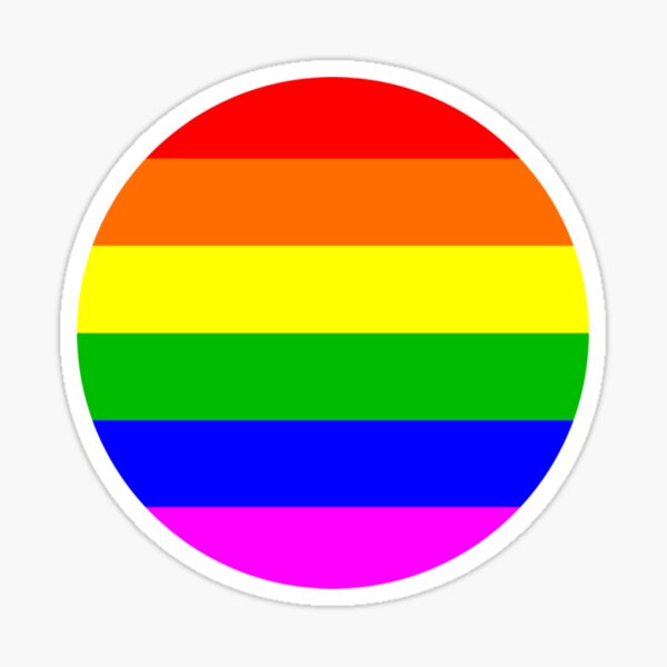 Love & Pride Dot Rainbow Sticker