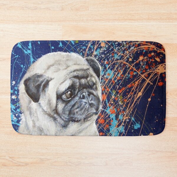 Item preview, Abstract realism painting of a Pug designed and sold by Studio Fluffle.