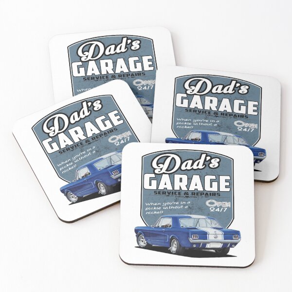 Item preview, Dad's Classic Mustang Garage designed and sold by Yourauto.