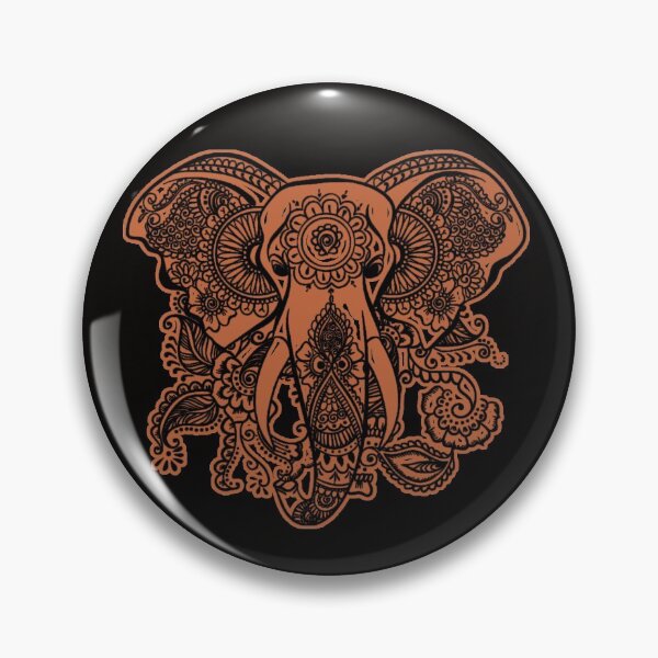 Artikelvorschau, Elefanten Mandala entworfen und verkauft von Schmuddelshirt.