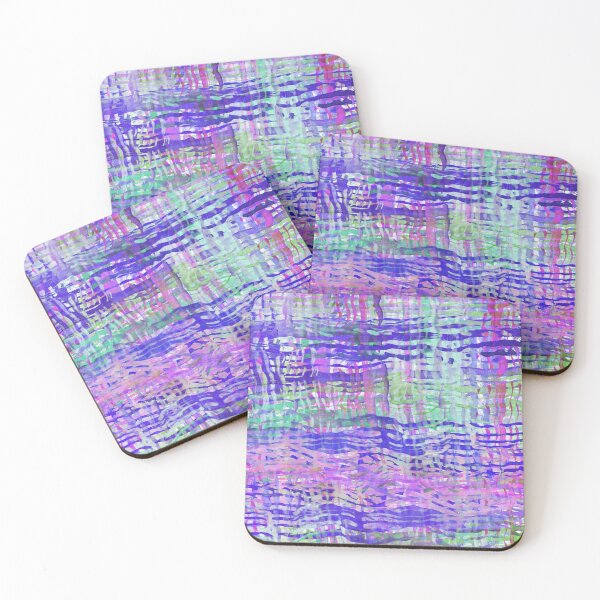 Item preview, Wave-Texture Painting Blue Green designed and sold by Tsveti Dinkova.