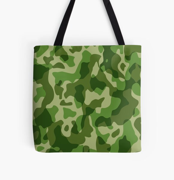 Designer camo tote bag online