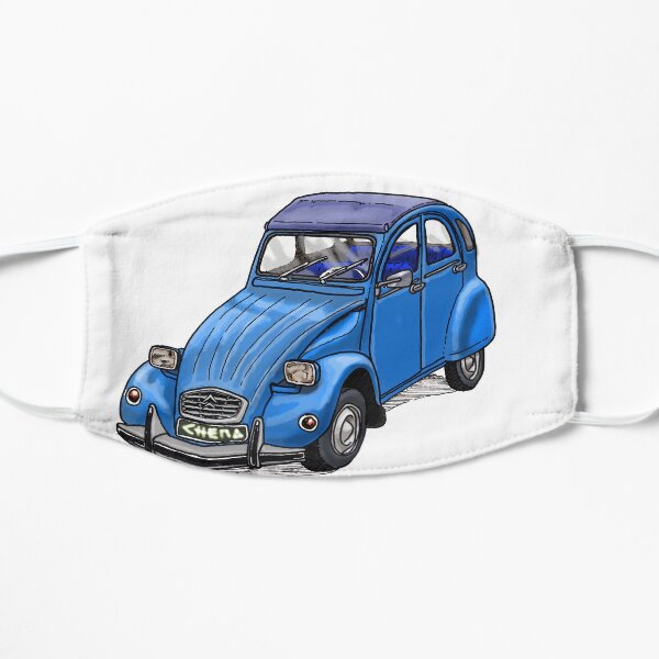 2CV azul Mascarilla