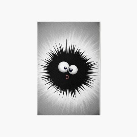 Funny Dazzled Ink Splat Cartoon Art Board Print
