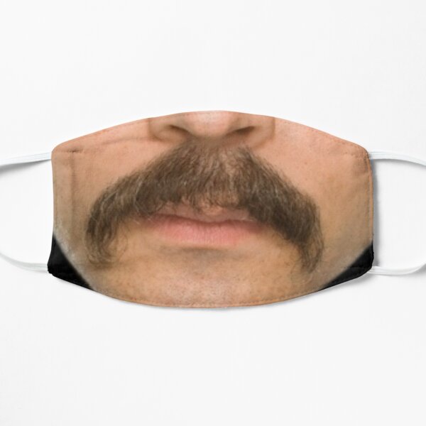The mustache Flat Mask