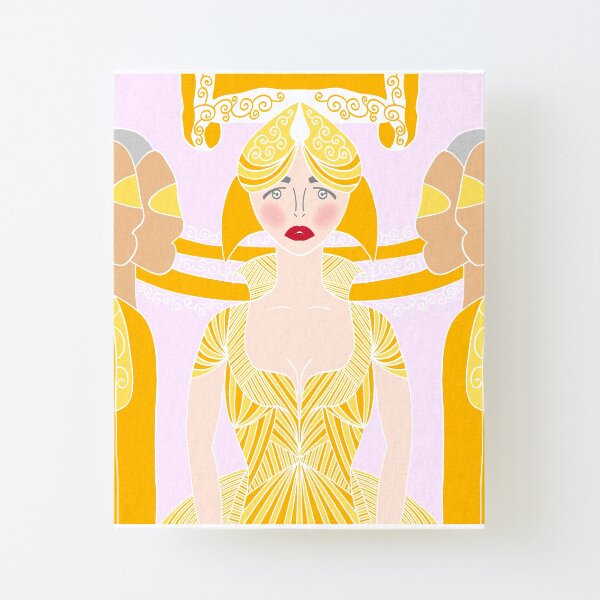 Panic Queen Canvas Mounted Print