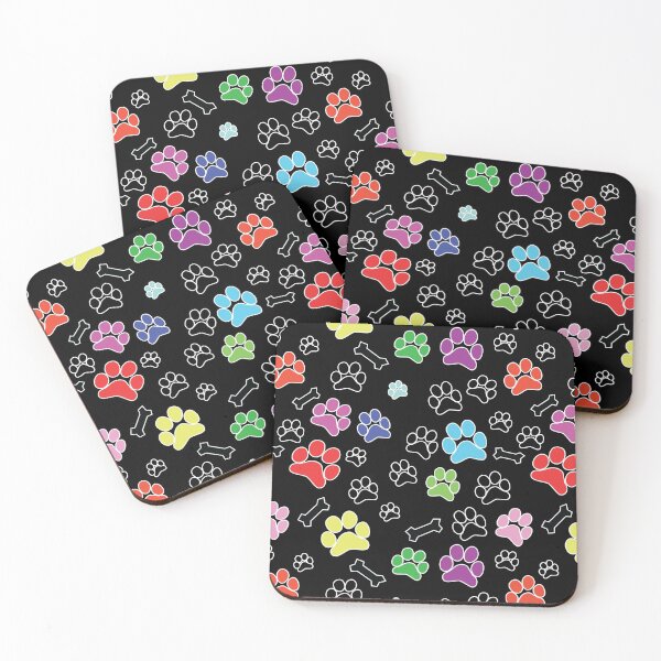 Item preview, Dog Paw Prints and Bones Pattern designed and sold by SubtleSplit.