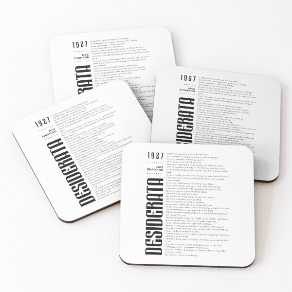 Item preview, Desiderata, Max Ehrmann - Typography Print 8 - Literary Poster designed and sold by Studio Grafiikka.