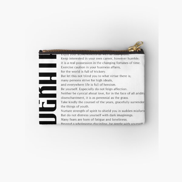 Item preview, Desiderata, Max Ehrmann - Typography Print 8 - Literary Poster designed and sold by Studio Grafiikka.