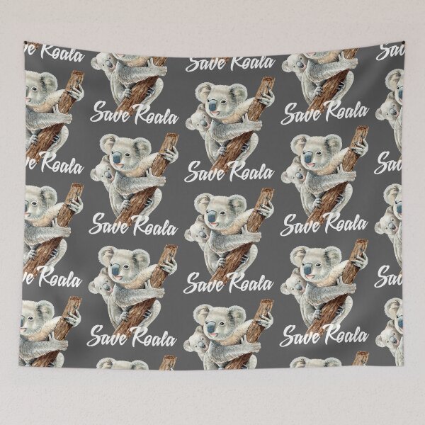 Item preview, Save Australian Koala T shirt, Cute Koala Graphic Design T-Shirt designed and sold by belmahdy.