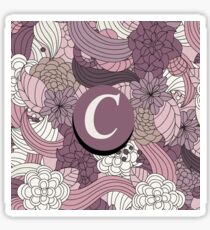 Pegatina Monogram C