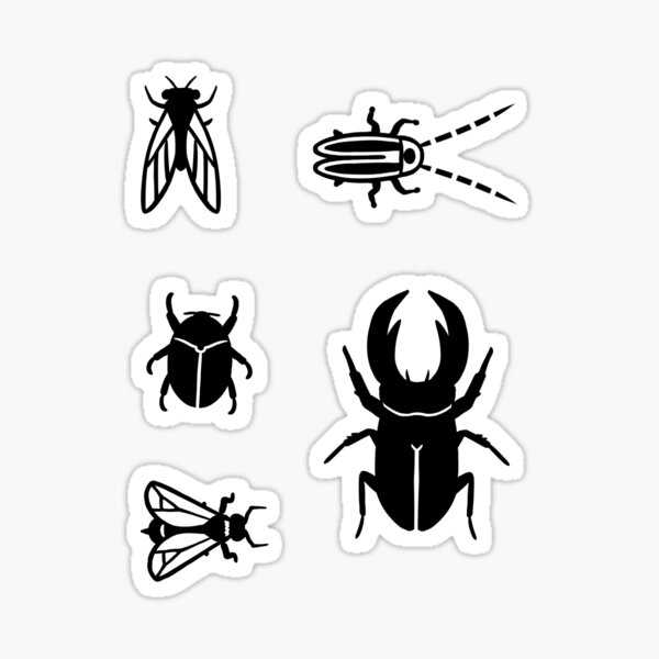 Assorted Bugs Sticker