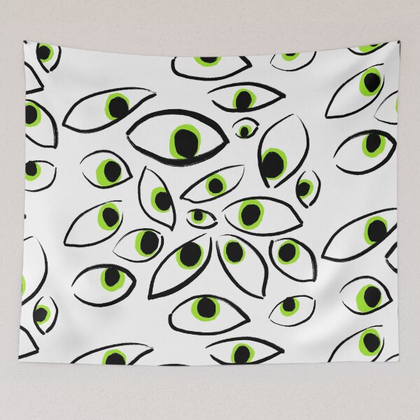 Item preview, Eyes (black and green) designed and sold by Alex Tal.