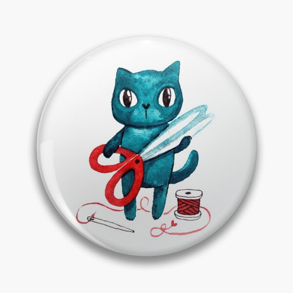 Item preview, Sewing cat designed and sold by kostolom3000.