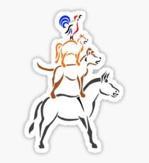 Bremen Town Musicians Sticker
