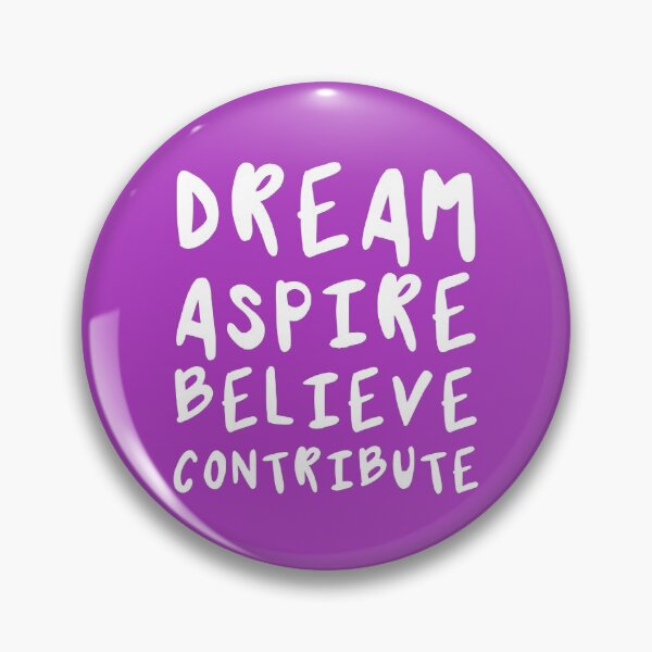 Item preview, Dream, Aspire, Believe, Contribute | Life | Quotes | Purple designed and sold by Wintre2.