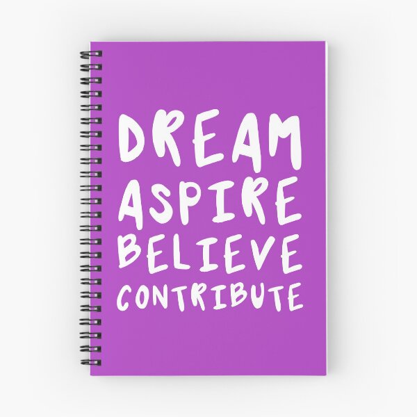 Item preview, Dream, Aspire, Believe, Contribute | Life | Quotes | Purple designed and sold by Wintre2.