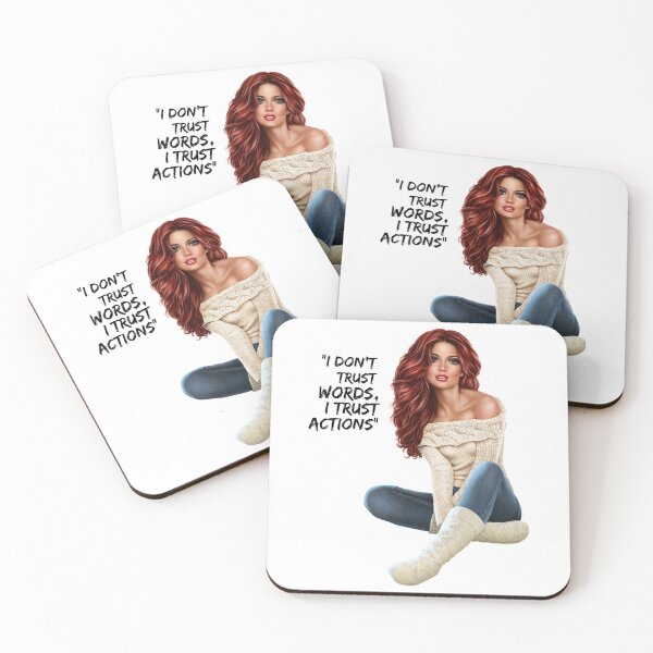 Item preview, "I Don't Trust Words, I Trust Actions" designed and sold by LondonHouse.