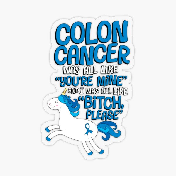 Colon Cancer Stickers Redbubble